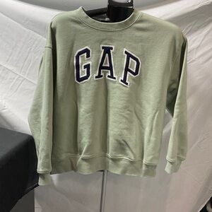 GAP Olive Crewneck Sweatshirt.  Worn Once.